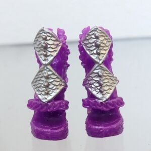 Ever After High Raven Queen Heels Shoes Thronecoming Pair Purple Silver